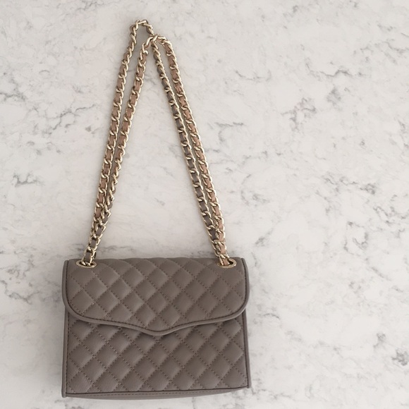 quilted leather purse chain strap